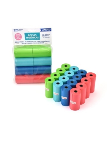 Pungi igienice parfumate – 16 role x 20buc. - Img 1