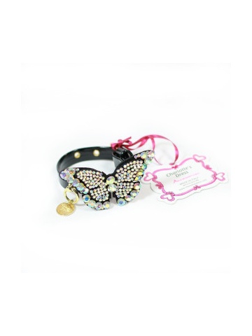 Zgarda Butterfly - 25cm - Negru