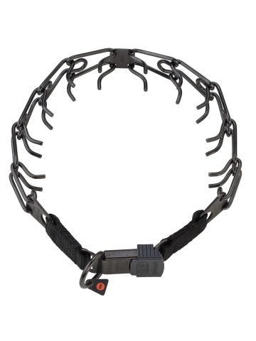 Zgarda forta Sprenger, otel inoxidabil negru, catarama - 53cm