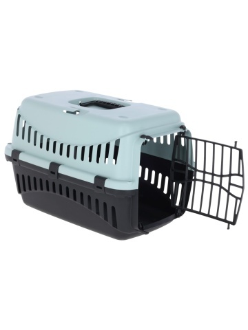 Cusca transport plastic - Bordo - 45 x 30 x 30 cm - Albastru - Img 3