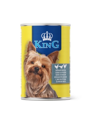 King Dog - conserva cu carne de pasare - 415g