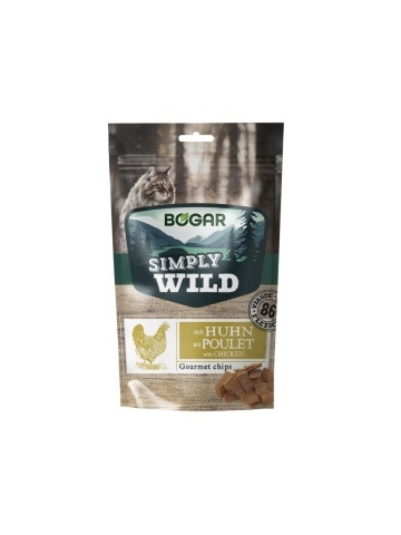 Recompense pentru pisici - Bogar Simply Wild - Chips - Pui - 50 g
