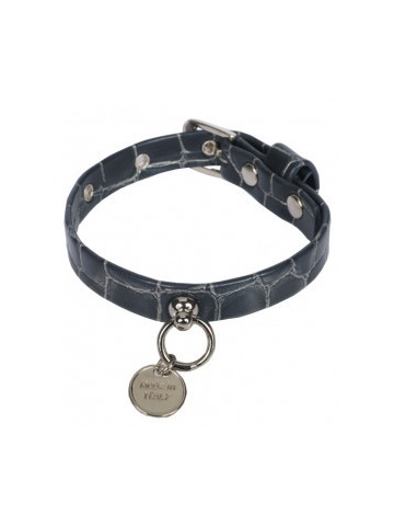 Zgarda Baby Cocco Perla - 35cm - Bleumarin