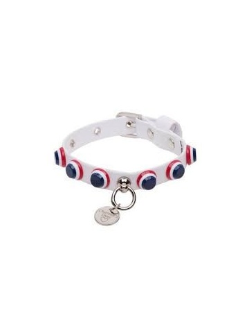 Zgarda Lien - 25cm - Alb