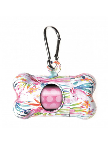 Dispenser pungi igienice - Floral - 1 rola