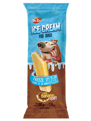 Inghetata pentru caini Dr. Zoo - Banana Split - Img 1