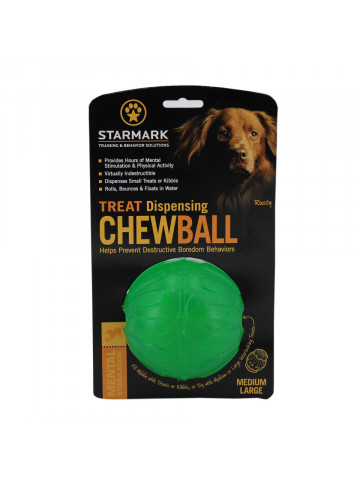 Minge distribuitoare Chew Ball Starmark - M-L - Verde - Img 1