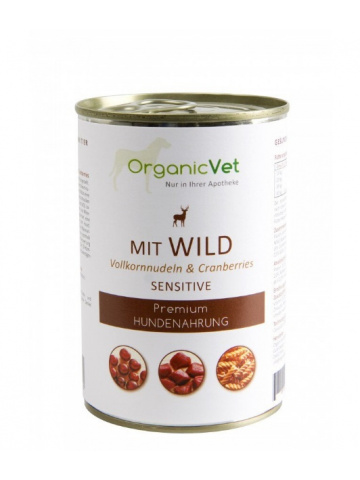 OrganicVet - Vanat, Paste, Merisoare - 400g