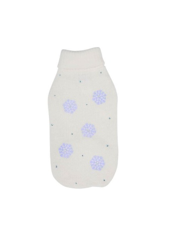 Pulover Romantic Snowflake - S - Albastru