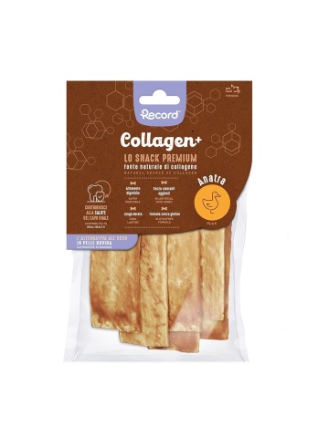 Recompense caini - Crackers Collagen+ cu gust de rata - 6 bucati