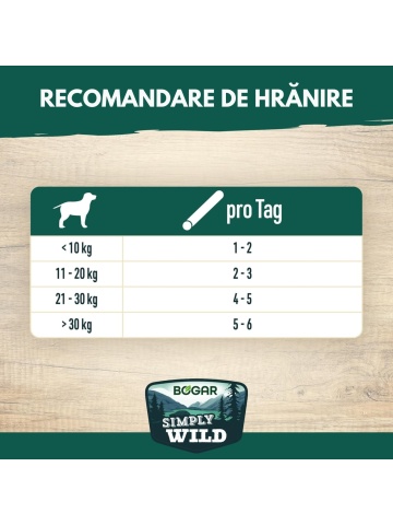 Recompense pentru caini - Bogar Simply Wild - Sticksuri - Vita - 110g - Img 2