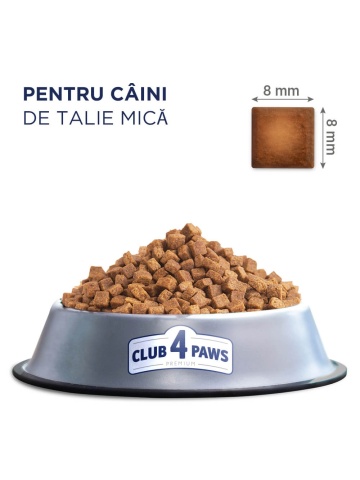 Club 4 Paws Adult Mini - Hrana uscata premium - Miel si Orez - 14kg - Img 3