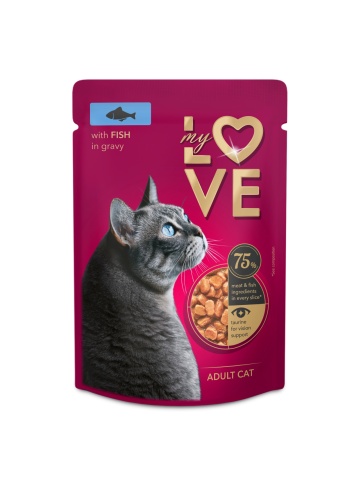My Love Cat - Hrana umeda completa - Peste - 85g