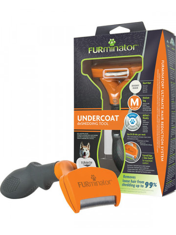 Trimmer profesional Furminator caini, blana scurta - M - Img 2