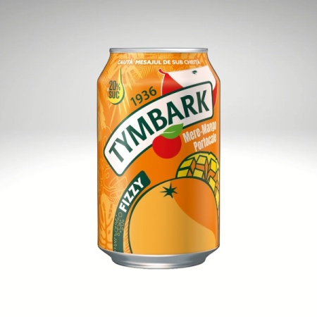 TYMBARK DOZA FIZZY MANGO PORTOCALE 330ML (12/BAX)