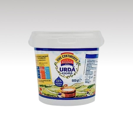 FIVE CONTINENTS URDA CREMA 25% 500G (6/BAX)