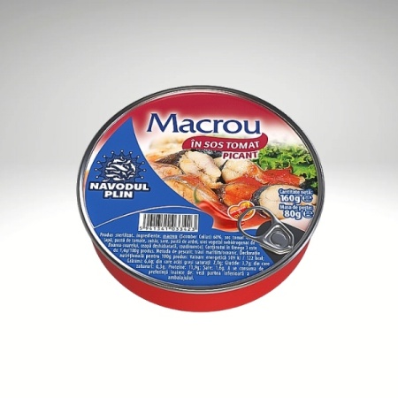 NAVODUL MACRO IN SOS TOMAT PICANT 160G (16/BAX)