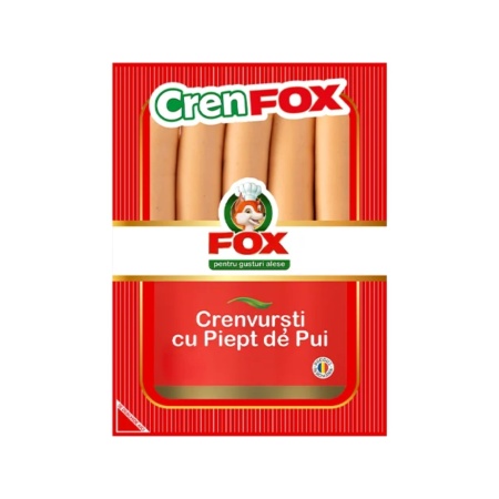 FOX CRENWURSTI PIEPT PUI ATM~1KG (5KG/BAX)