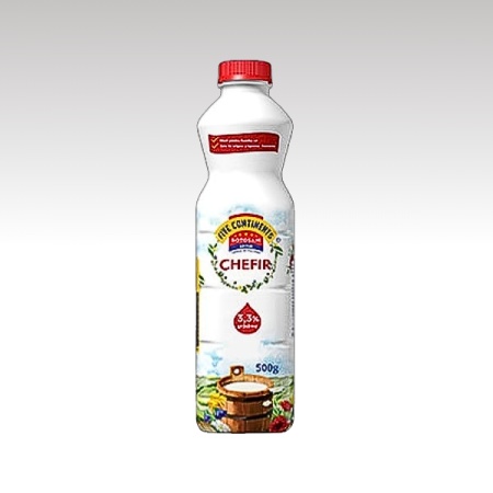 FIVE CONTINENTS CHEFIR 3,3% 500G PET (12/BAX)