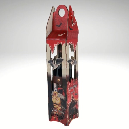 CUTIE CADOU CU VIN – DRACULA 750ML-42CM