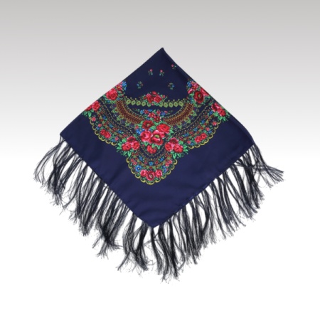 BATIC TIP ESARFA ALBASTRU 80X80CM