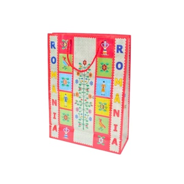 BORSA REGALO 40X30CM ROMANIA (12/SET)