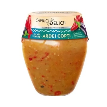 CAPRICII SALATA MELANZANE CON PEPERONI COPTI 525G (6)