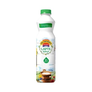 FIVE C. LAPTE BATUT 2% 500G PET (12)
