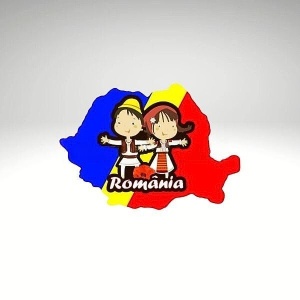 MAGNET FRIGIDER LEMN – ROMÂNIA 9X7 CM, 12 BUC/SET