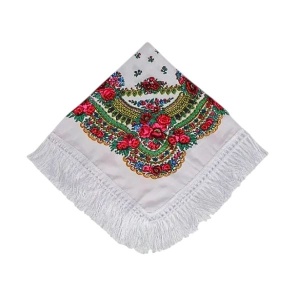 BATIC TIP ESARFA ALB 70X70CM