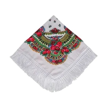 BATIC TIPO SCIARPA BIANCO 70X70CM