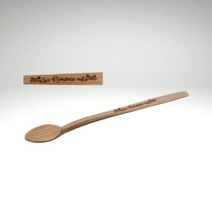 LINGURA LEMN GRAVATA ROMANIA 26CM 10/SET