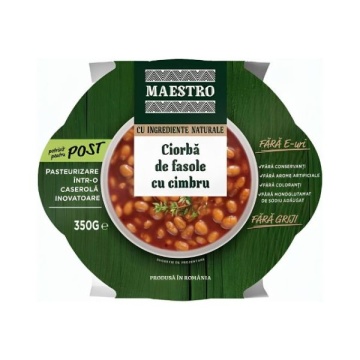 MAESTRO CIORBA DE FASOLE CU CIMBRU 350G