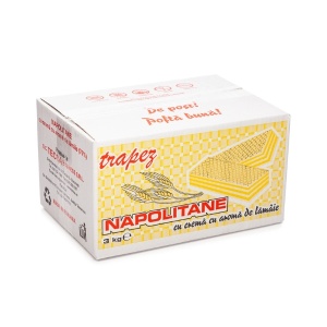 TECSA NAPOLITANE TRAPEZ AROMĂ LĂMÂIE 3 KG (6 × 500 G)