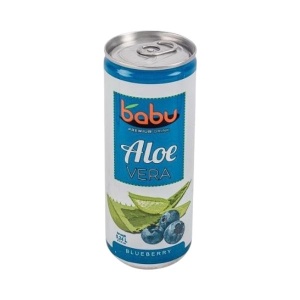 BABU ALOE VERA BLUEBERRY 240ML (30)