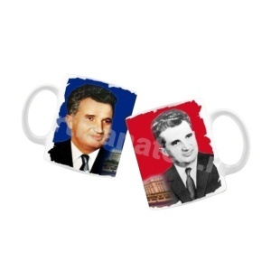 CANA CERAMICA NICOLAE CEAUSESCU 350ML