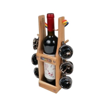 MINIBAR VINO CON 6 BICCHIERI CERAMICA