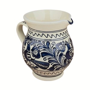ULCIOR CERAMICĂ DE CORUND PICTAT MANUAL-ALBASTRU 1100ml