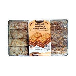 ACCASA PRAJITURA ARAHIDE VANILIE 220G 10