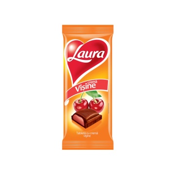 LAURA CIOCCOLATO LATTE AMARENE 92G (20)