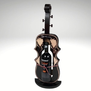 SUPORT STICLA CU VIN VIOARA (60CM 1X750ML)