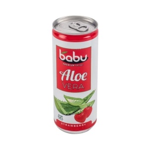 BABU ALOE VERA 240ML STRAWBERRY (30)