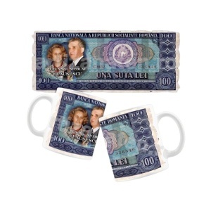 CANA CERAMICA NICOLAE CEAUSESCU 350ML