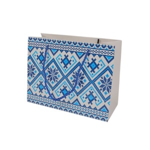 SACOSA CADOU 32X26CM ALBASTRA
