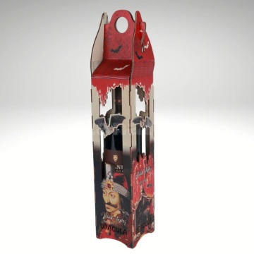 SCATOLA REGALO CON VINO – DRACULA 750ML-42CM