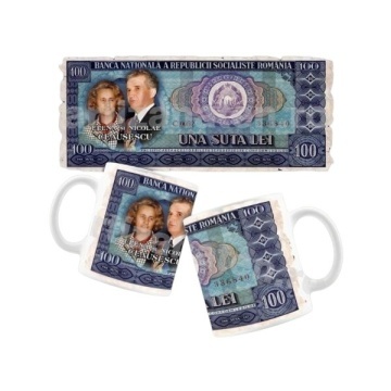 TAZZA CERAMICA NICOLAE CEAUSESCU 350ML