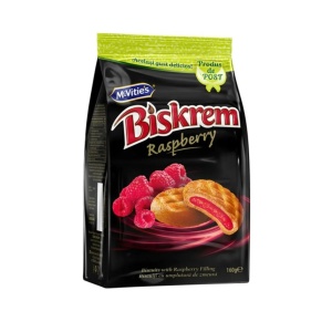 BISKREM CU ZMEURA 160G (12)