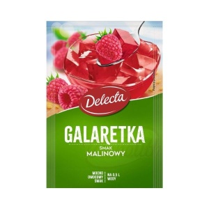 DELECTA GELATINA AL GUSTO DI LAMPONE 70G (20)