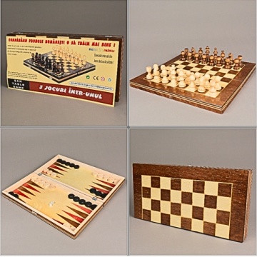 JOC SAH+TABLE DI LEGNO 38X38CM