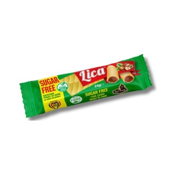 LICA WAFER SPIRALI SENZA ZUCCHERO NOCCIOLE 24G (28)